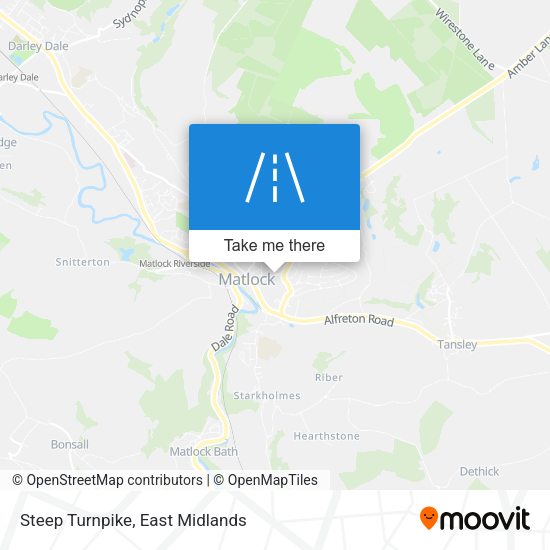 Steep Turnpike map
