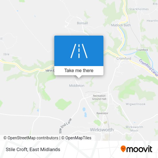 Stile Croft map