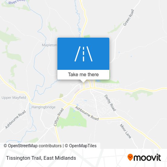 Tissington Trail map