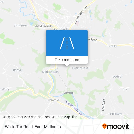 White Tor Road map
