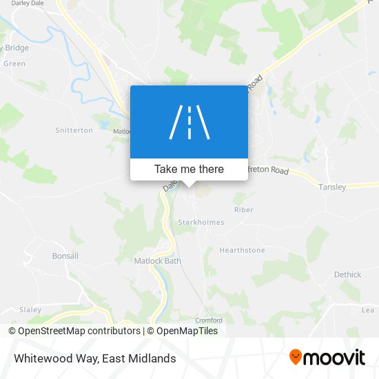 Whitewood Way map