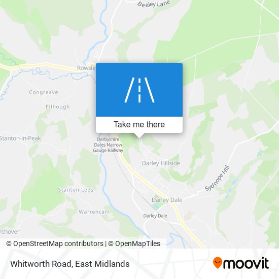 Whitworth Road map