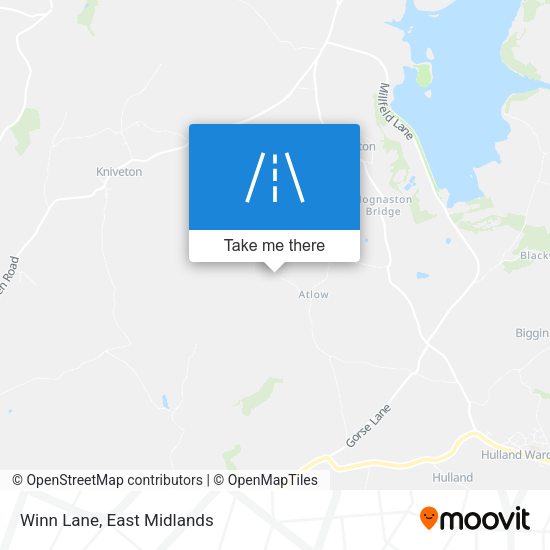 Winn Lane map