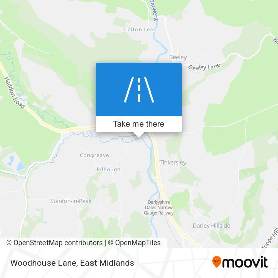 Woodhouse Lane map