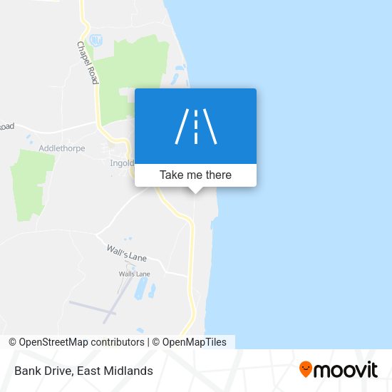 Bank Drive map