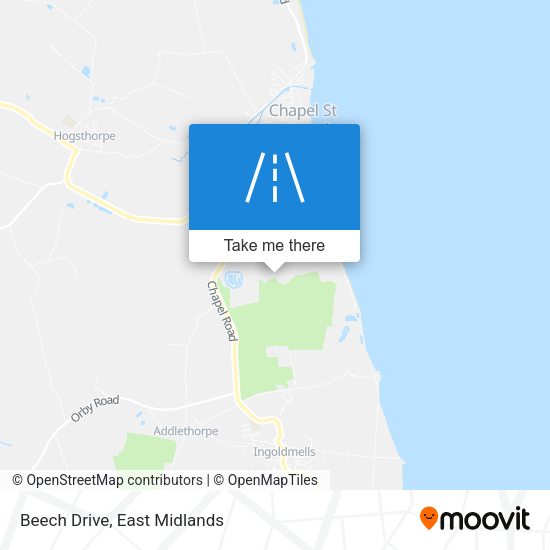 Beech Drive map