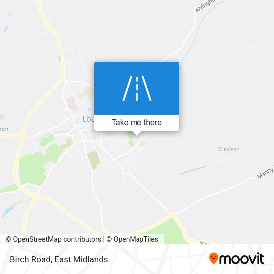 Birch Road map