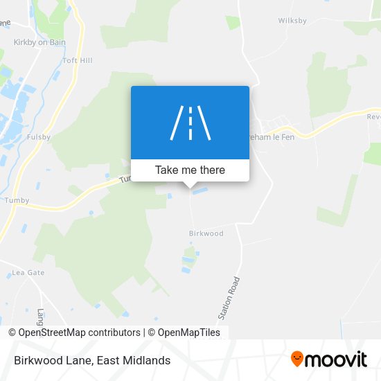 Birkwood Lane map