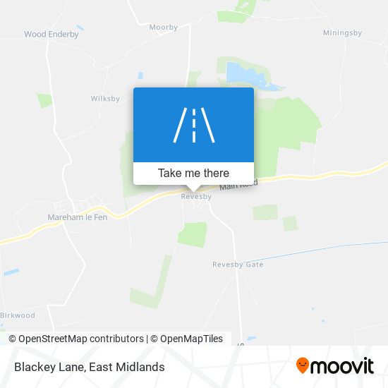 Blackey Lane map