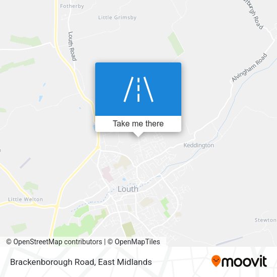 Brackenborough Road map