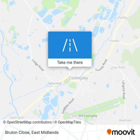 Brulon Close map