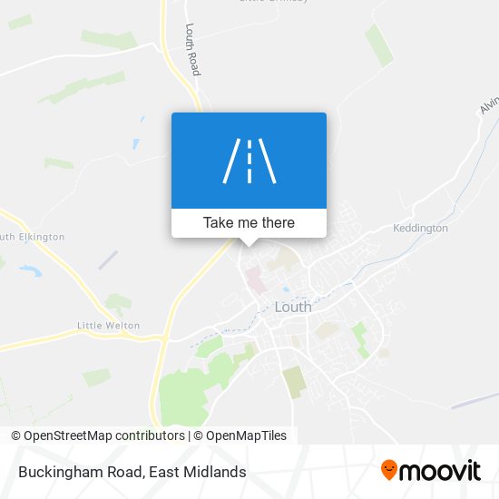 Buckingham Road map