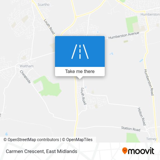 Carmen Crescent map