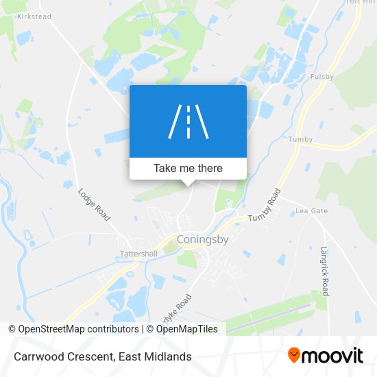 Carrwood Crescent map