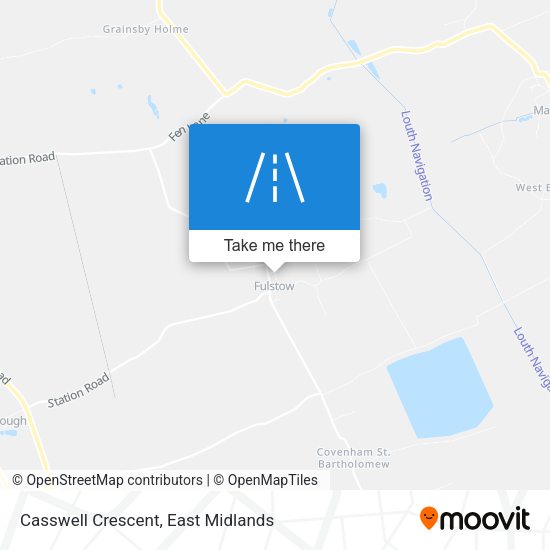 Casswell Crescent map