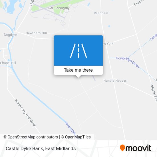 Castle Dyke Bank map