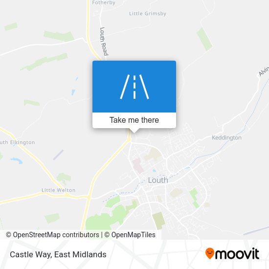 Castle Way map