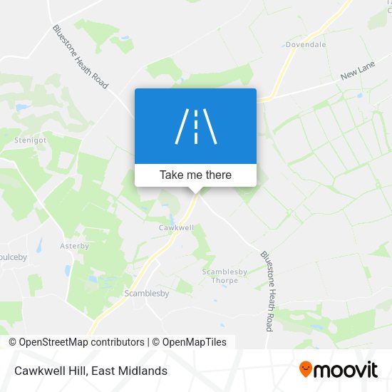 Cawkwell Hill map