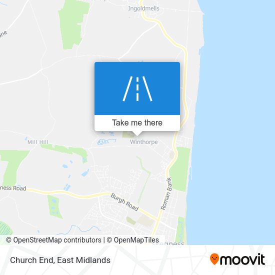Church End map