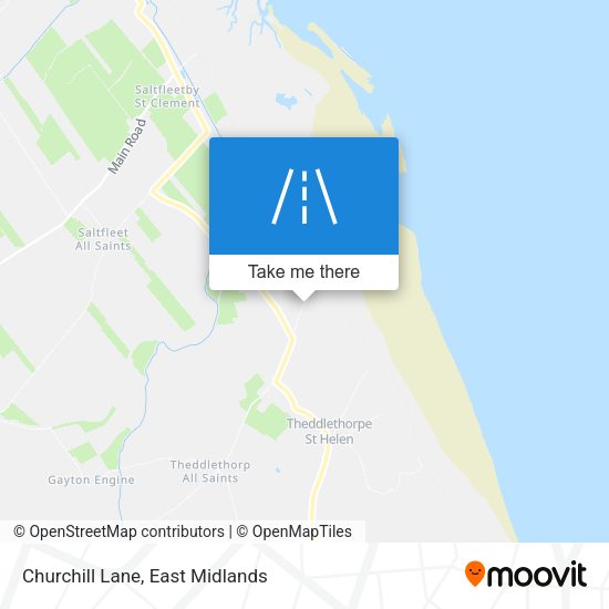 Churchill Lane map