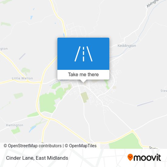 Cinder Lane map