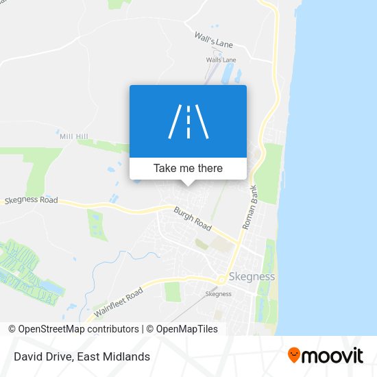 David Drive map