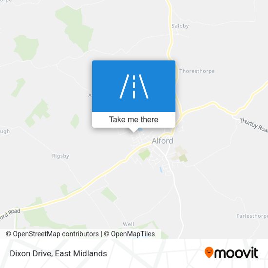 Dixon Drive map