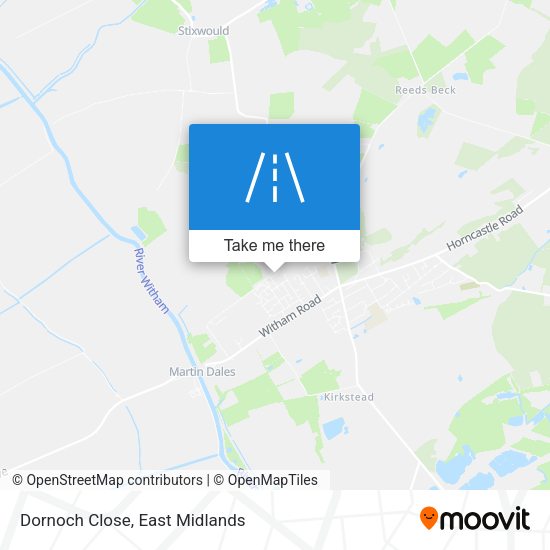 Dornoch Close map