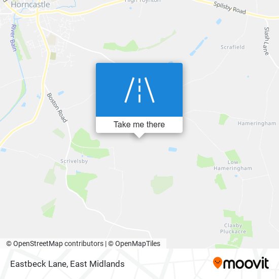 Eastbeck Lane map