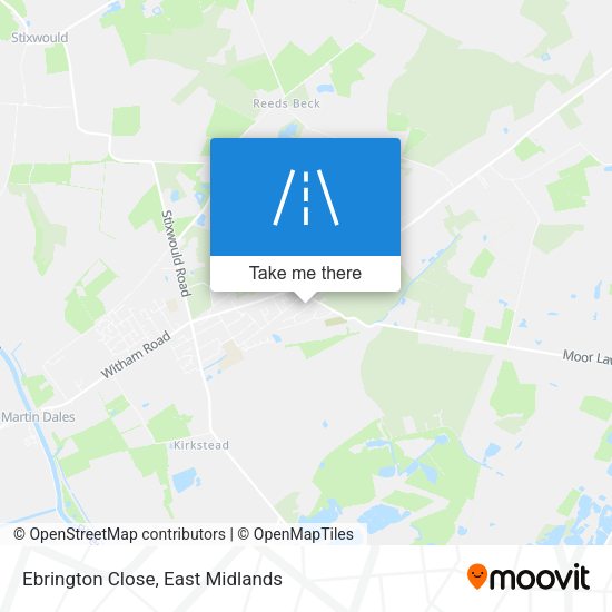 Ebrington Close map