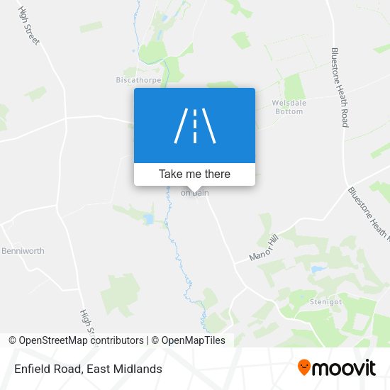 Enfield Road map