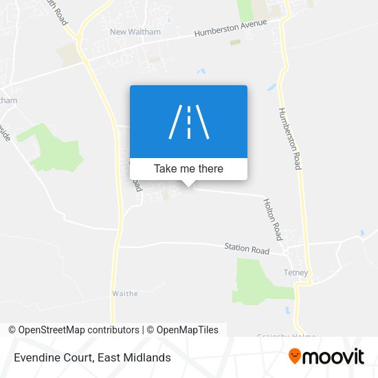 Evendine Court map