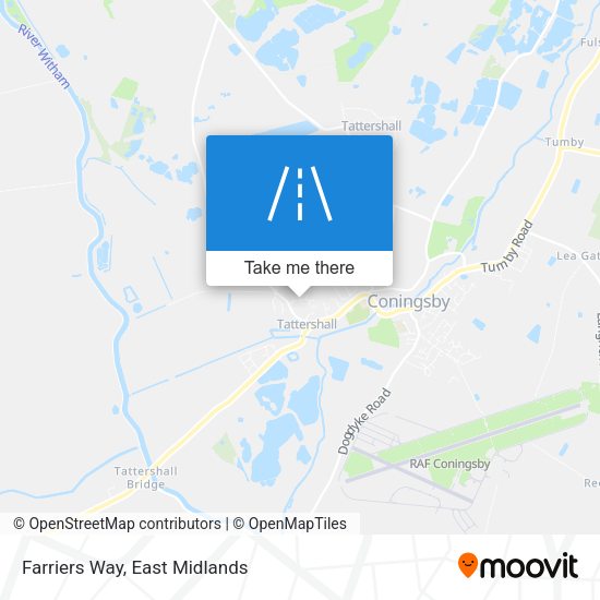 Farriers Way map