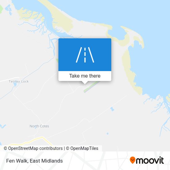 Fen Walk map