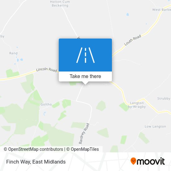 Finch Way map