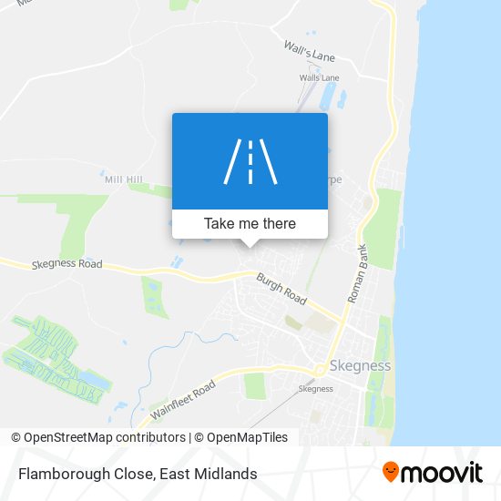 Flamborough Close map
