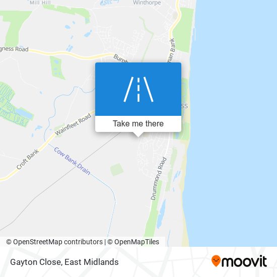 Gayton Close map