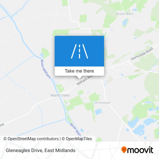 Gleneagles Drive map