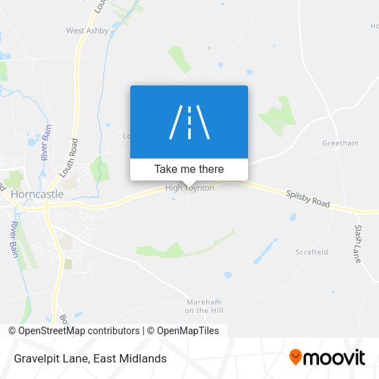 Gravelpit Lane map