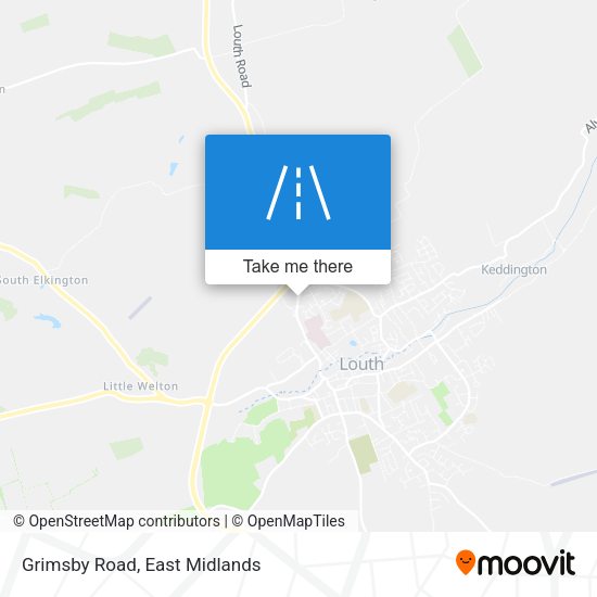 Grimsby Road map