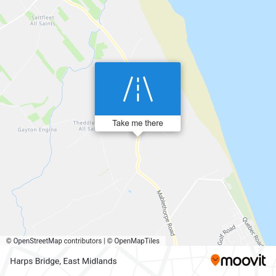 Harps Bridge map