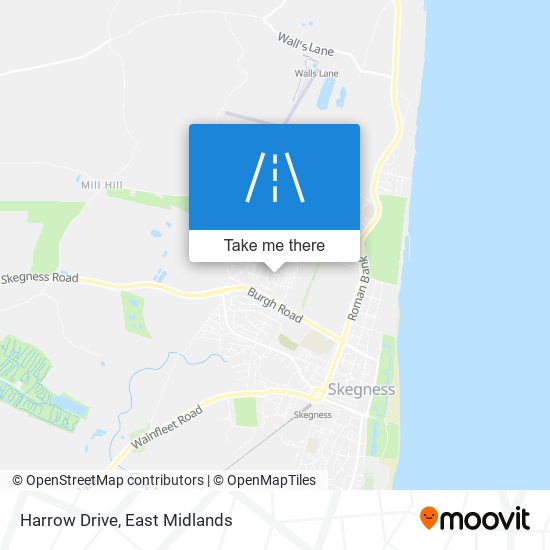 Harrow Drive map