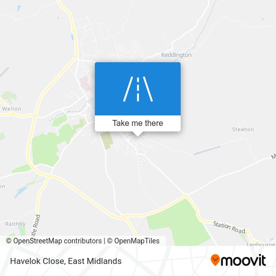 Havelok Close map