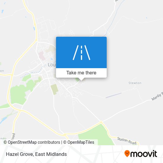 Hazel Grove map