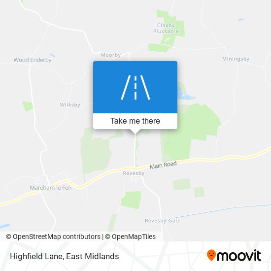 Highfield Lane map