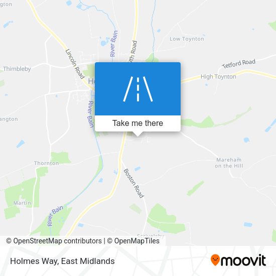 Holmes Way map