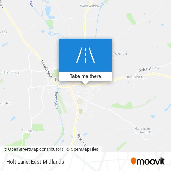 Holt Lane map