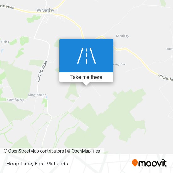 Hoop Lane map