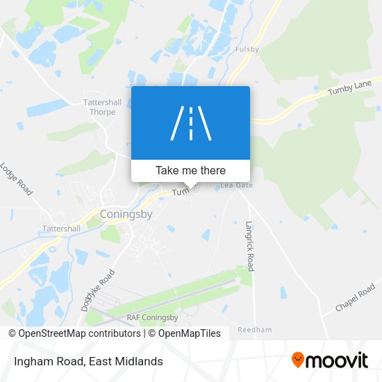 Ingham Road map