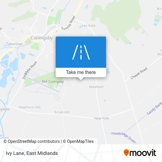 Ivy Lane map